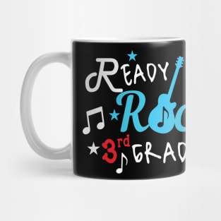 Ready To Rock 3Rd Grade Guitar Theme Boy Gift Mug